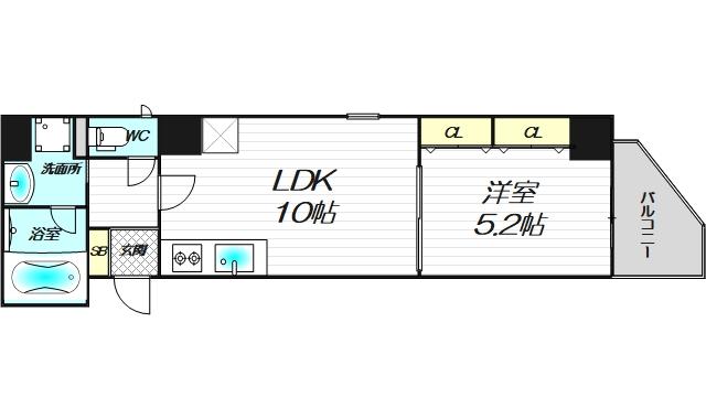 8階の間取り図