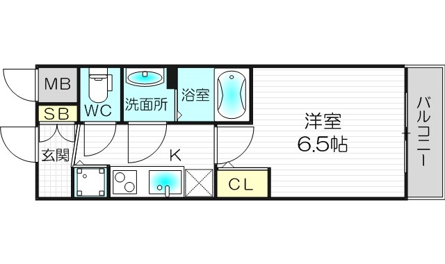 7階の間取り図