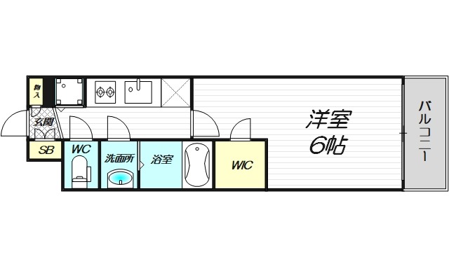 8階の間取り図