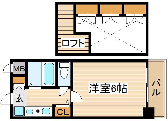 6階の間取り図