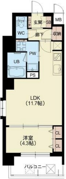 7階の間取り図