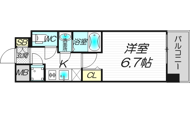 13階の間取り図