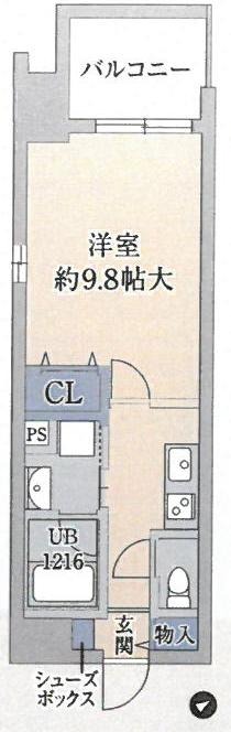 間取り　南東向き