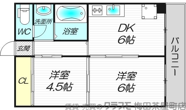 3階の間取り図