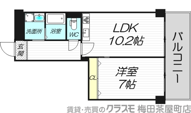 5階の間取り図