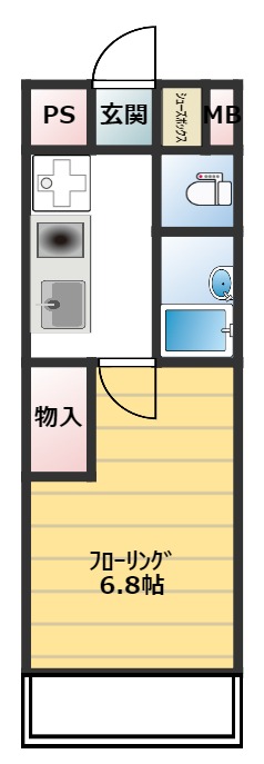 7階の間取り図