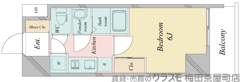 8階の間取り図