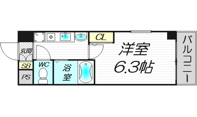 3階の間取り図