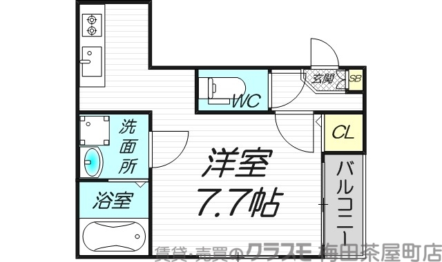 1階の間取り図