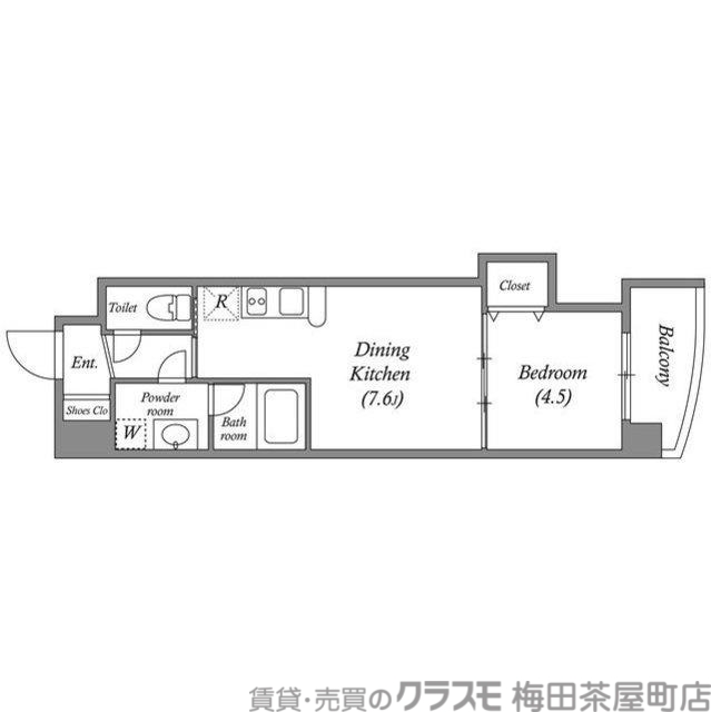 4階の間取り図