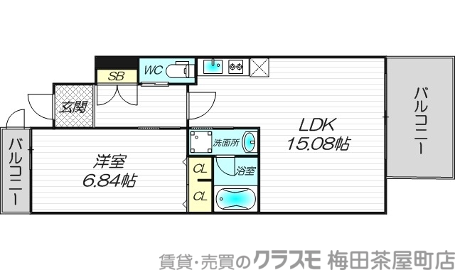 13階の間取り図