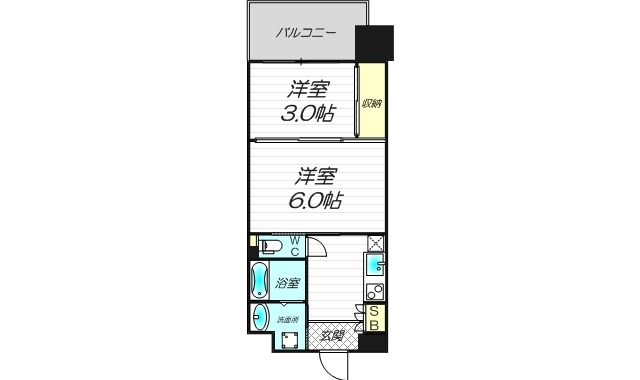 9階の間取り図