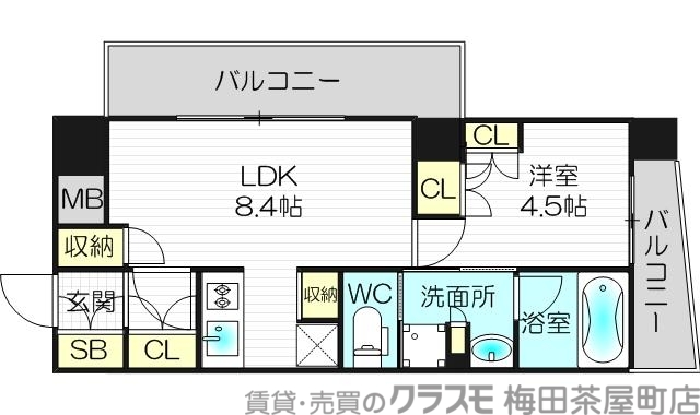 3階の間取り図