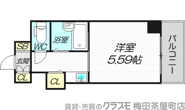 5階の間取り図