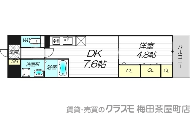 7階の間取り図