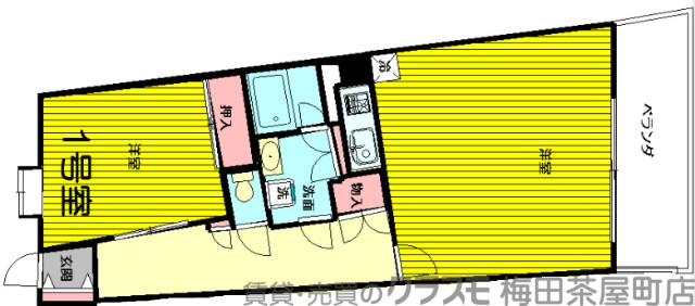 8階の間取り図