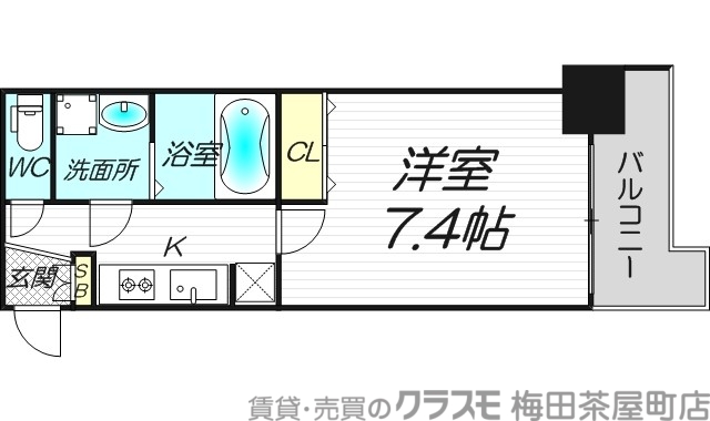 13階の間取り図