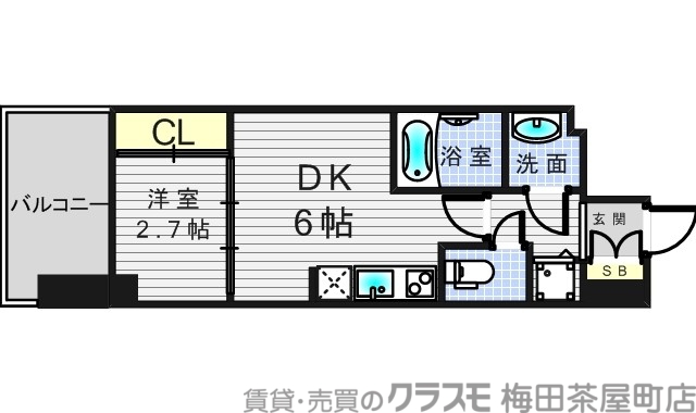 広々とした間取りになっております