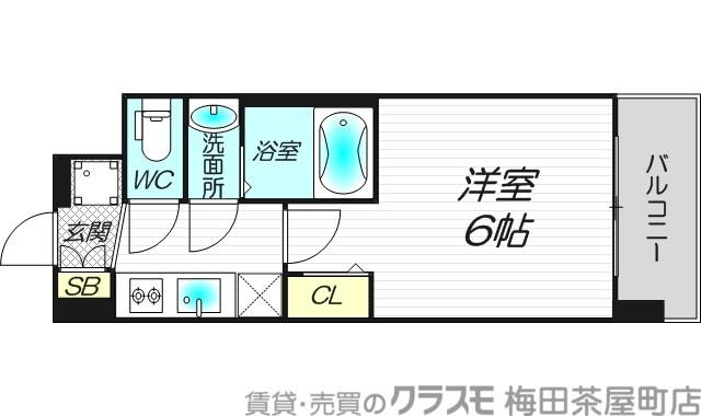 南向きの日当たりが良い間取り