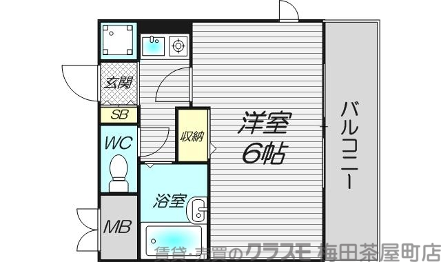 2階の間取り図