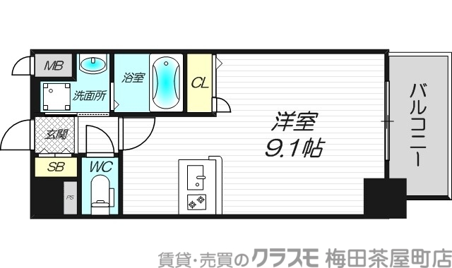 5階の間取り図