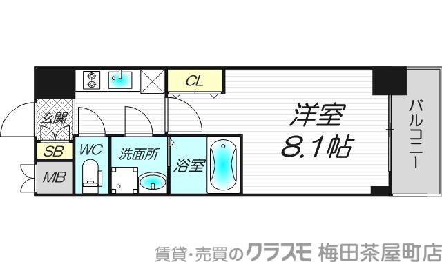 9階の間取り図