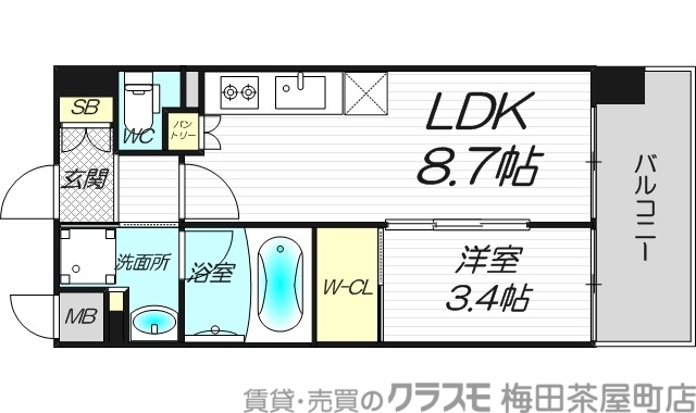 5階の間取り図