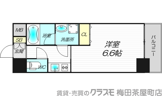 2階の間取り図