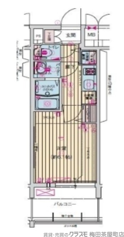 4階の間取り図