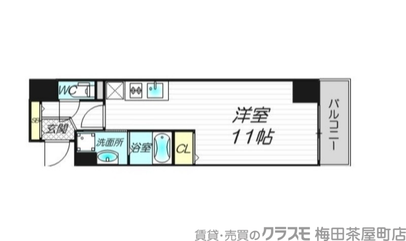 8階の間取り図