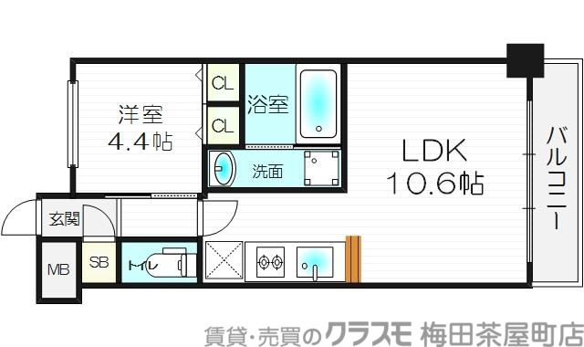 9階の間取り図