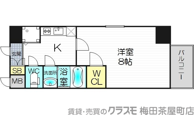 3階の間取り図