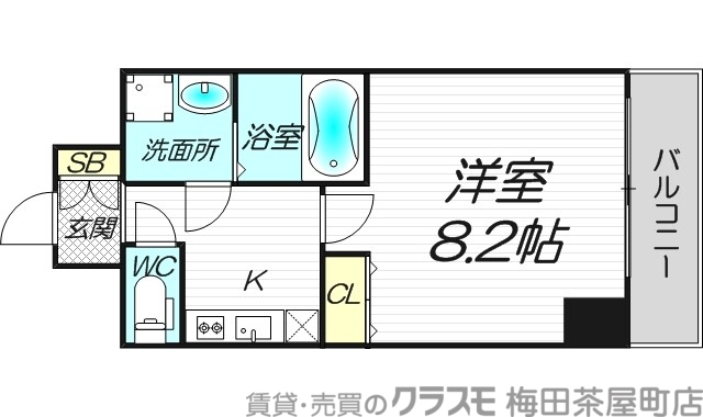 4階の間取り図