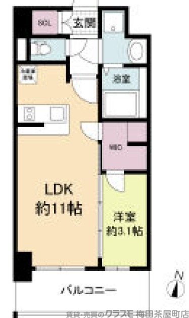 3階の間取り図