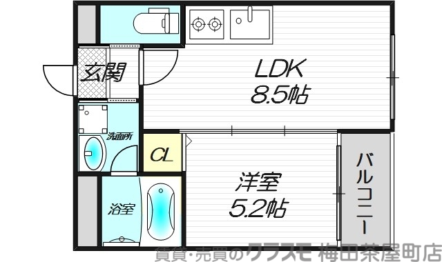 1階の間取り図