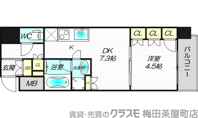 5階の間取り図