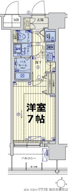 5階の間取り図