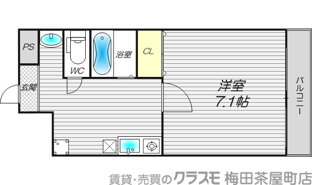 6階の間取り図