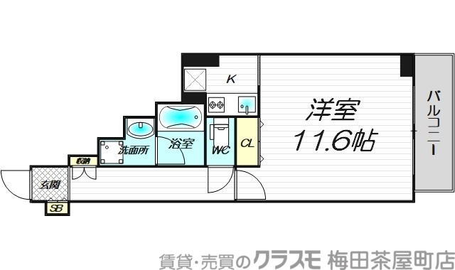 3階の間取り図