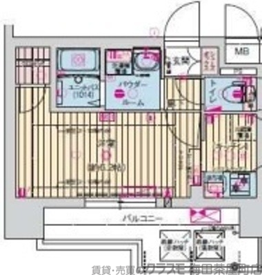 4階の間取り図