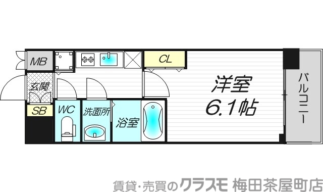 4階の間取り図