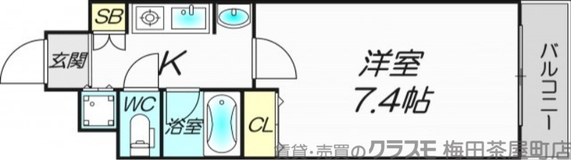 9階の間取り図