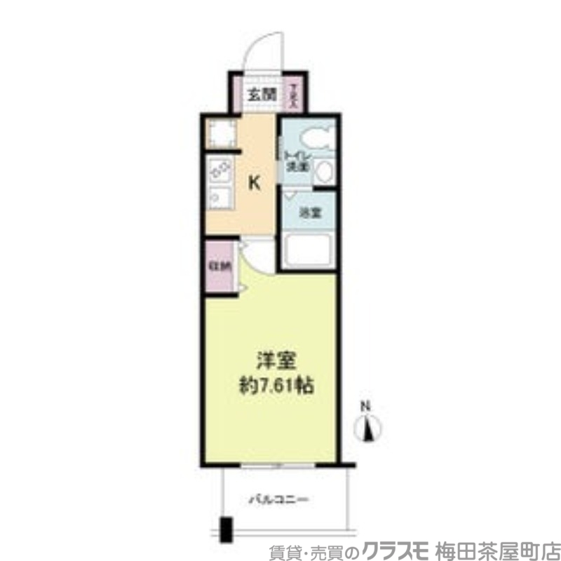 5階の間取り図