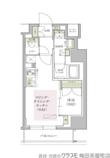 3階の間取り図