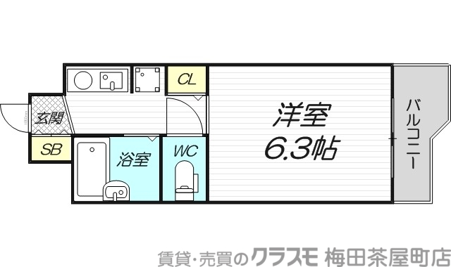 7階の間取り図