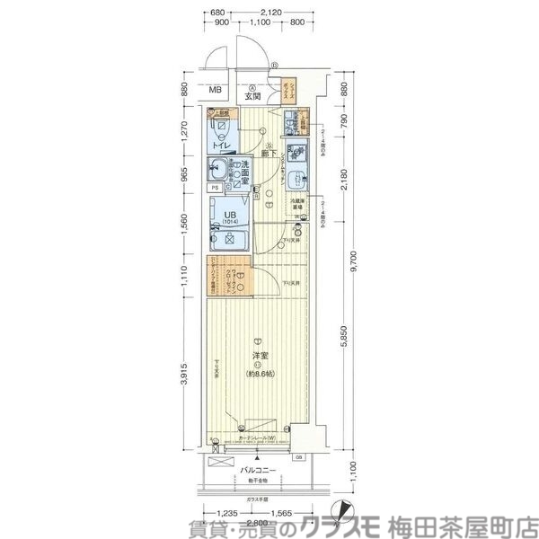 3階の間取り図