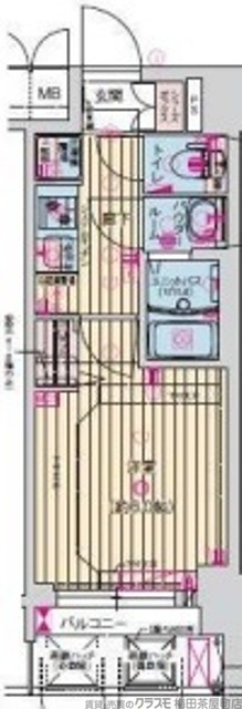 6階の間取り図