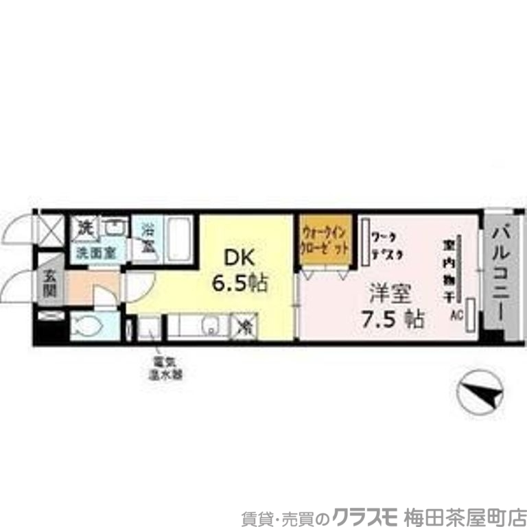 2階の間取り図