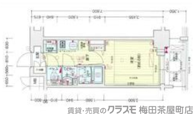 6階の間取り図