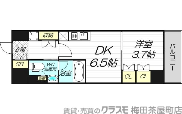 11階の間取り図